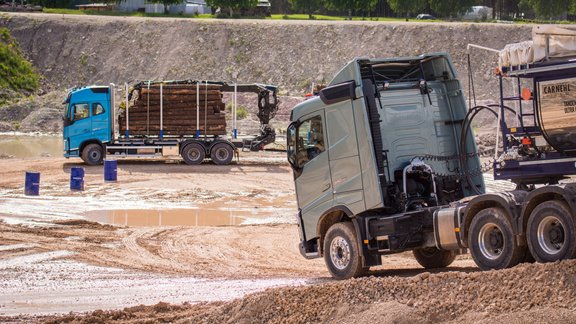 "Volvo" kravas auto izmēģinājumi  - 5