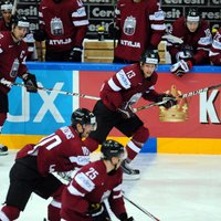 Latvijas hokejistu otrie pretinieki - mājinieki čehi ar veterānu Jāgru priekšgalā