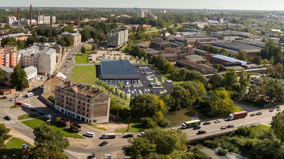 Vizualizācija: "Lidl" veikals Sarkandaugavā - 2