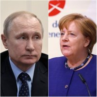 Merkele vēlas 'pārskatāmā nākotnē' tikties ar Putinu