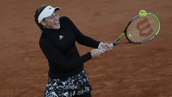 Teniss, French Open: Jeļena Ostapenko - Karolīna Plīškova - 16