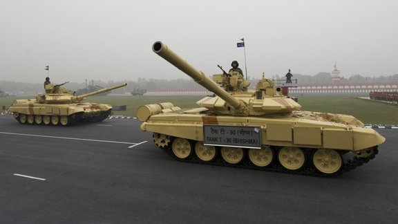 Indian Army T-90 tank