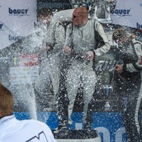 Fotoreportāža: šampanietis līst 'auto24 Rally Estonia' noslēgumā
