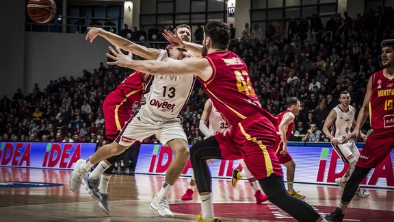 Basketbols, Latvija - Melnkalne  - 15