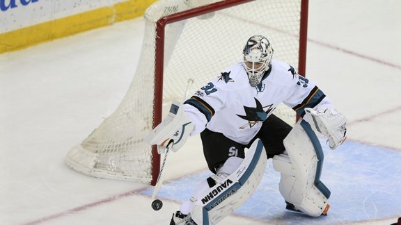 San Jose Sharks goalie Martin Jones