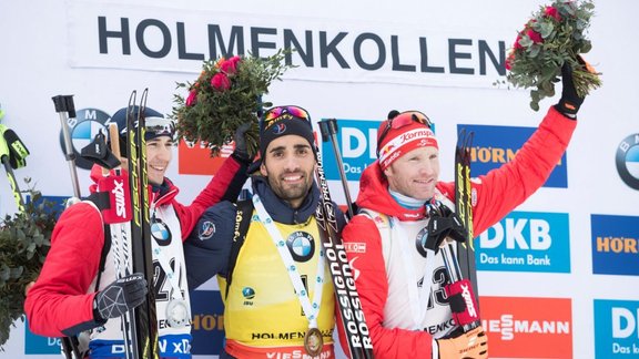 Andrej Rastorgujev, Martin Fourcade, Simon Eder