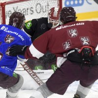 Latvijas hokeja izlase 'Arēnā Rīga' aizvadījusi treniņspēli