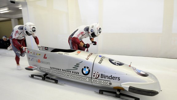 Bobslejs: Eiropas kauss Siguldā