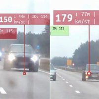 Video: Pa Siguldas šoseju nesas BMW un "Audi" kolonna 180 km/h ātrumā