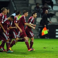 Latvijas futbola izlase zaudē piecas pozīcijas FIFA rangā