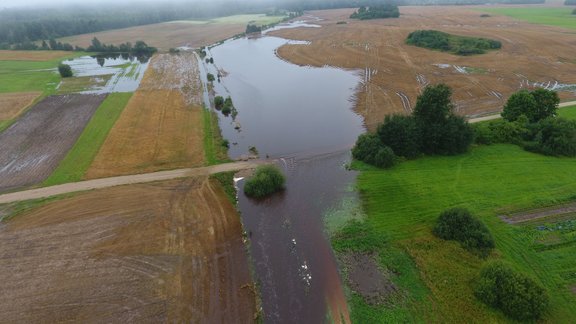 Situācija pēc lietavām Baltinavas novadā. - 19