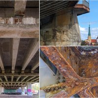 184 foto: Pagājis gads, vai joprojām drūp un rūsē Rīgas tilti?