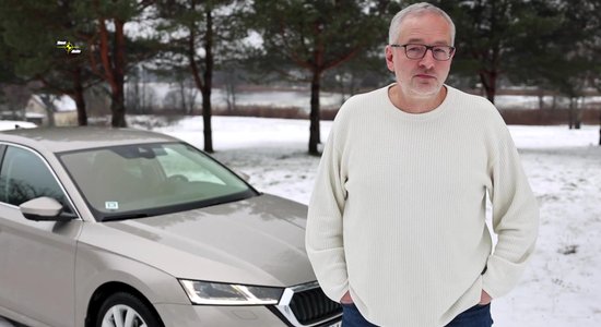 Video: Jānis Domburs izmēģina 'Škoda Octavia' modeli
