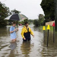 Foto: Austrālija piedzīvo gadsimta plūdus