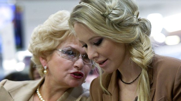 Ludmila Narusova and Ksenia Sobchak