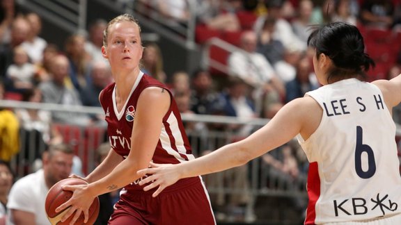 Pārbaudes spēle sieviešu basketbolā: Latvija - Dienvidkoreja