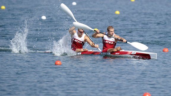 Londona 2012: smaiļošana, Straume un Rumjancevs - 3