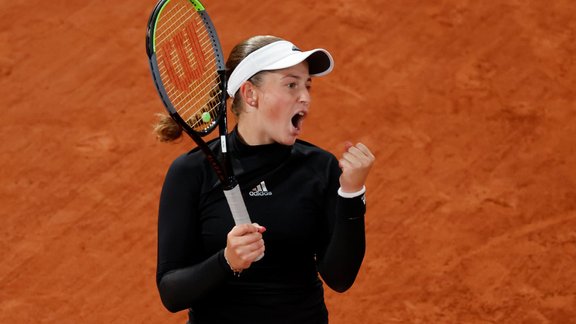 Teniss, French Open: Jeļena Ostapenko - Karolīna Plīškova - 17