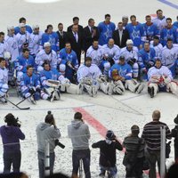 Austrumu konferences komanda rezultatīvā KHL Zvaigžņu spēlē pārliecinoši pieveic Rietumu konferenci