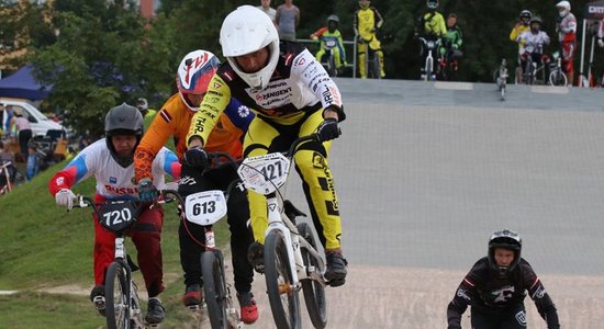 Treimanis uzvar Saldū aizvadītajā Latvijas BMX kausa posmā