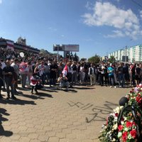 ФОТО, ВИДЕО: в Минске проходит акция памяти погибшего участника протестов