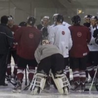 Video: ieskats Latvijas hokeja izlases treniņā