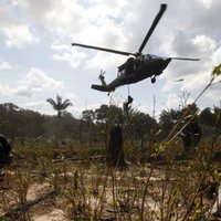 Kolumbijā nogāzies bruņoto spēku helikopters; deviņi bojāgājušie
