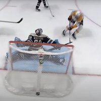 Video: Merzļikins iekļūst NHL nedēļas skaistāko atvairīto metienu topā