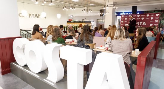Бренд Costa Coffee открыл в Риге первое кафе с новым дизайном