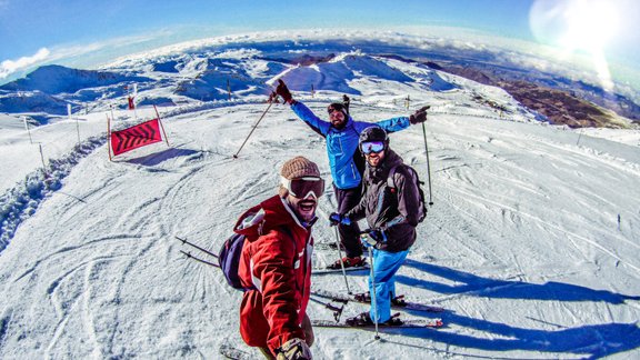 Andora, Grandvalira, slēpošanas kūrorts, ziema, ziemas aktivitātes, slēpošana