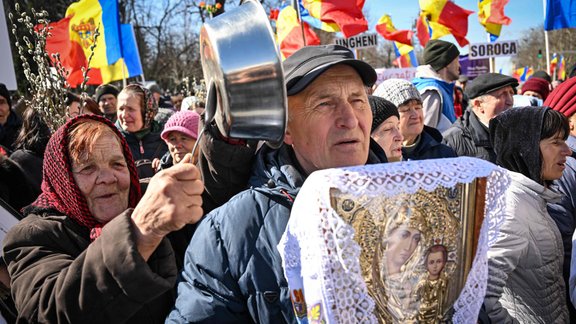 Partijas "Šor" rīkotā protesta akcija Moldovā - 2