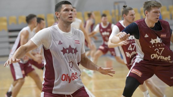 Basketbols, Latvijas izlases treniņš: 2021. gada jūlijs