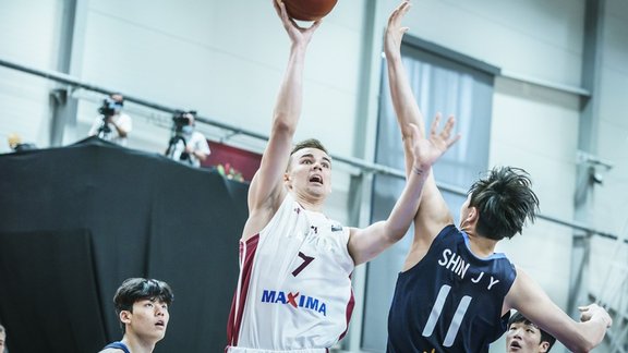 Basketbols, U-19 Pasaules kauss: Latvija - Dienvidkoreja