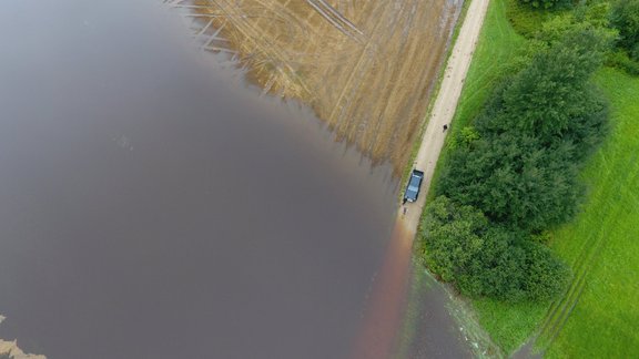 Situācija pēc lietavām Baltinavas novadā. - 20