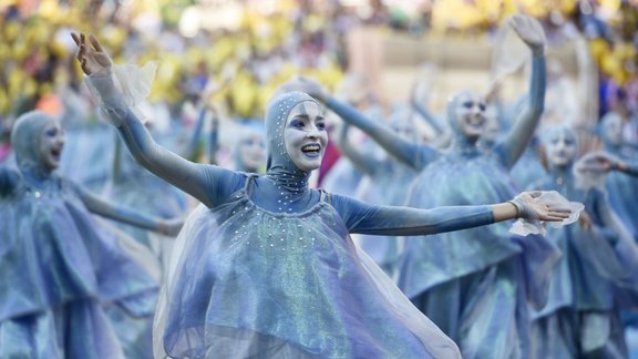 opening ceremony of the 2014 FIFA World Cup