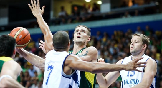 Lietuvas basketbolisti ar grūtībām uzvar Somiju