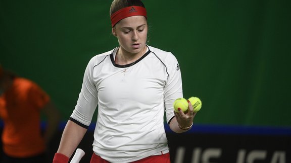 Teniss, Billijas Džīnas Kingas kauss: Jeļena Ostapenko - Ankita Raina 