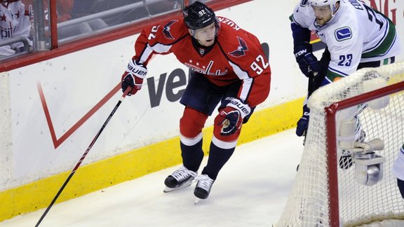 Washington Capitals center Evgeny Kuznetsov