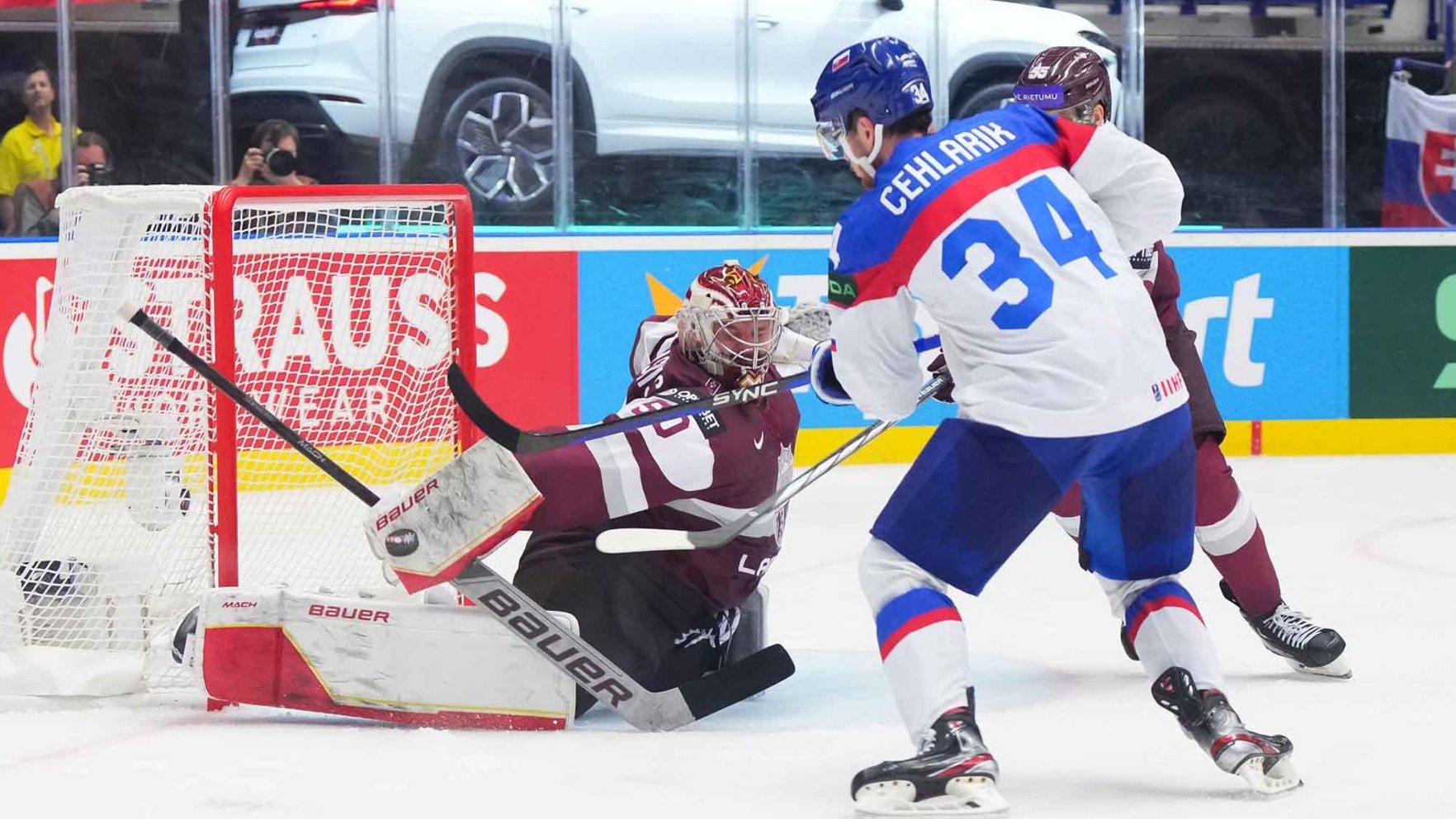 Video: "Good-levskis" – latviešu vārtsargs iekļūst labāko "seivu" topā
