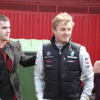 Barselonas testu pirmajā dienā ātrākais Rosbergs