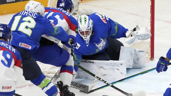 Hokejs 2023, pasaules čempionāts: Slovēnija - Slovākija