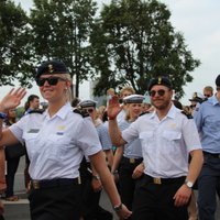 Fotoreportāža: 'The Tall Ships Races 2013' regates dalībnieku parāde Rīgas ielās