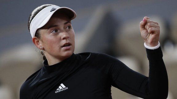 Teniss, French Open: Jeļena Ostapenko - Karolīna Plīškova - 18