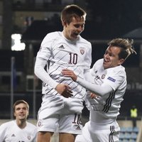 Latvijas futbola izlase PK kvalifikāciju sāks martā pret Melnkalni