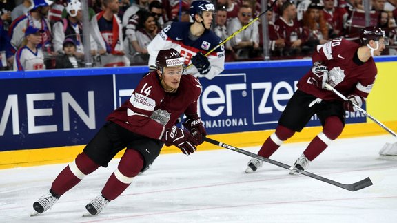 Hokejs, pasaules čempionāts: Latvija - Slovākija