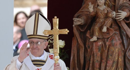 Pāvests Francisks Latvijai sūta svētību