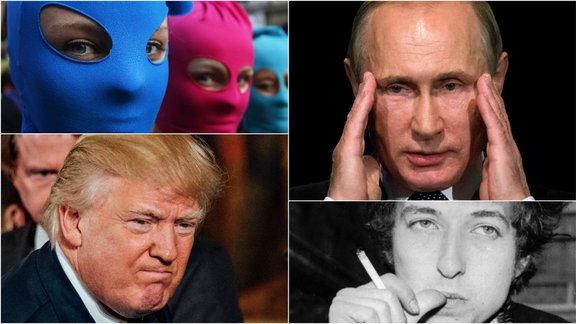 Pussy Riot Vladimirs Putins Donalds Tramps Bobs Dilans Protests