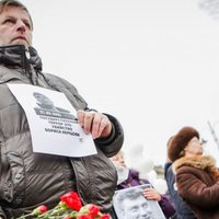 В Вильнюсе акция памяти Немцова собрала 200 человек