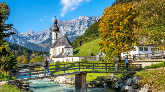 Ramsau, Ramzava, Bavārija, Alpi, Vācija