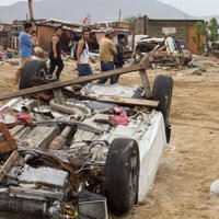 Foto: Tropiskā vētra 'Lidija' Meksikā prasījusi četru cilvēku dzīvības
